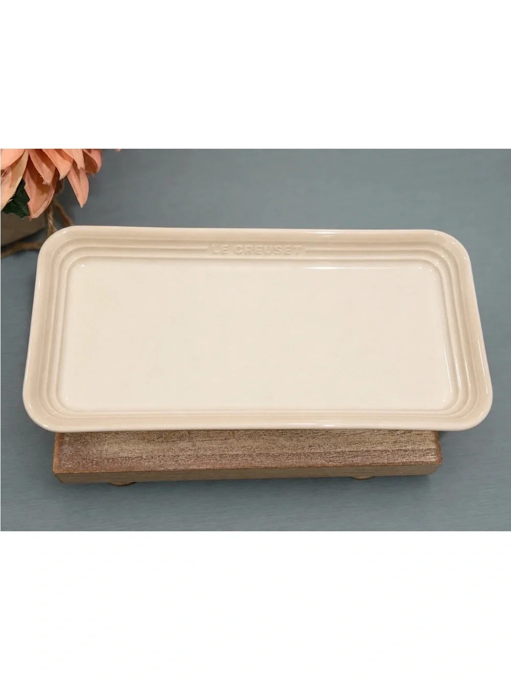 Le Creuset Stoneware Leger Rectangular Plate 25cm / 5